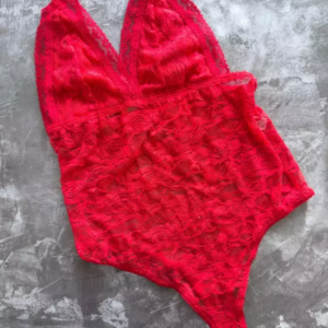 BODY ENCAJE ROJO